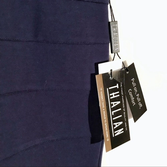 Women's Navy Pencil Skirt Size 6 Comfort Waist - Picture 4 of 13